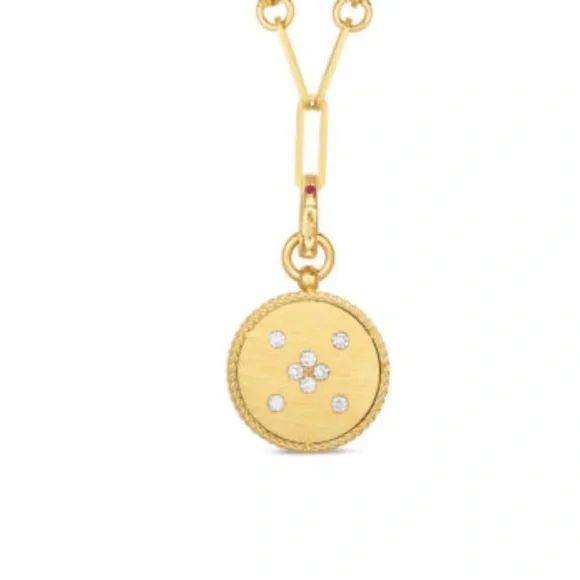 Roberto Coin 18k Aries Zodiac Necklace - Picture 3 of 11